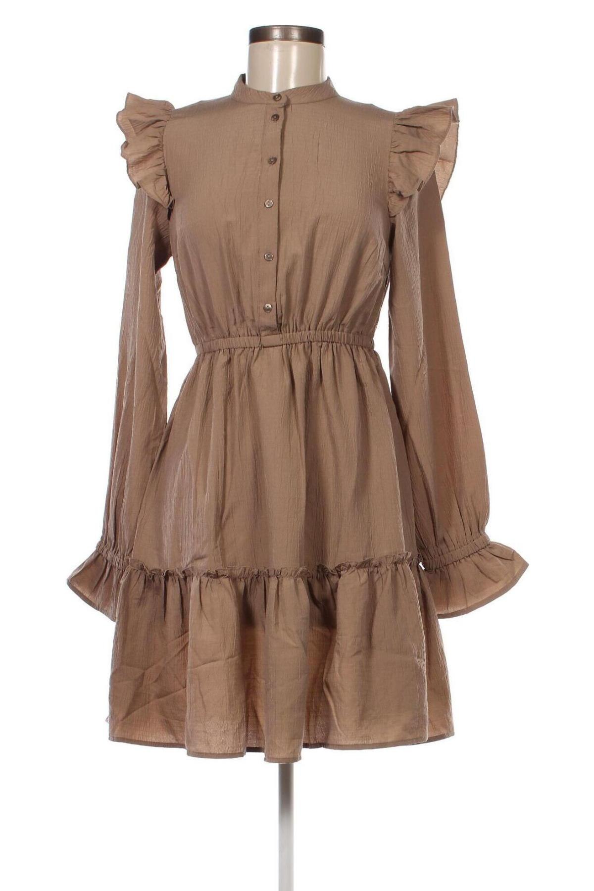 Kleid Pieces, Größe XS, Farbe Beige, Preis 14,38 €