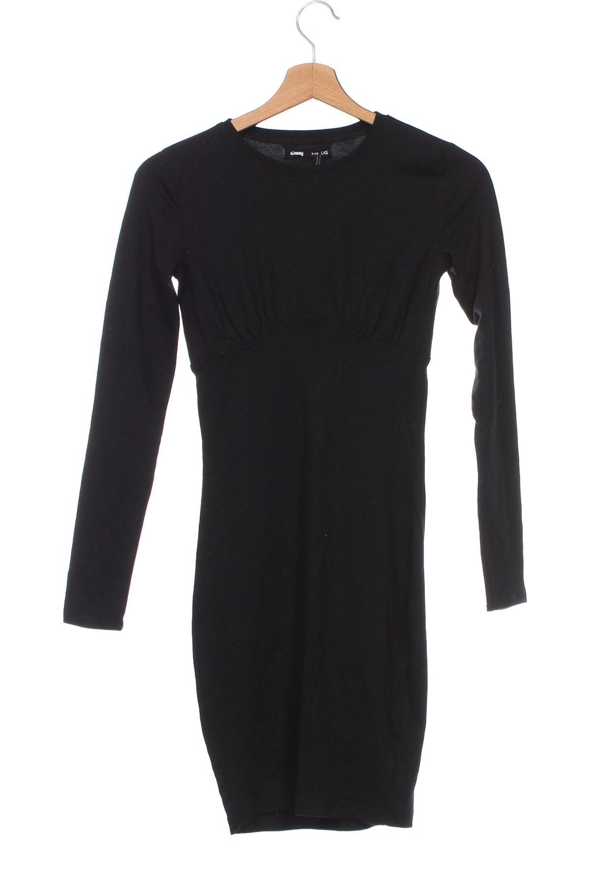 Kleid Sinsay, Größe XXS, Farbe Schwarz, Preis 4,99 €