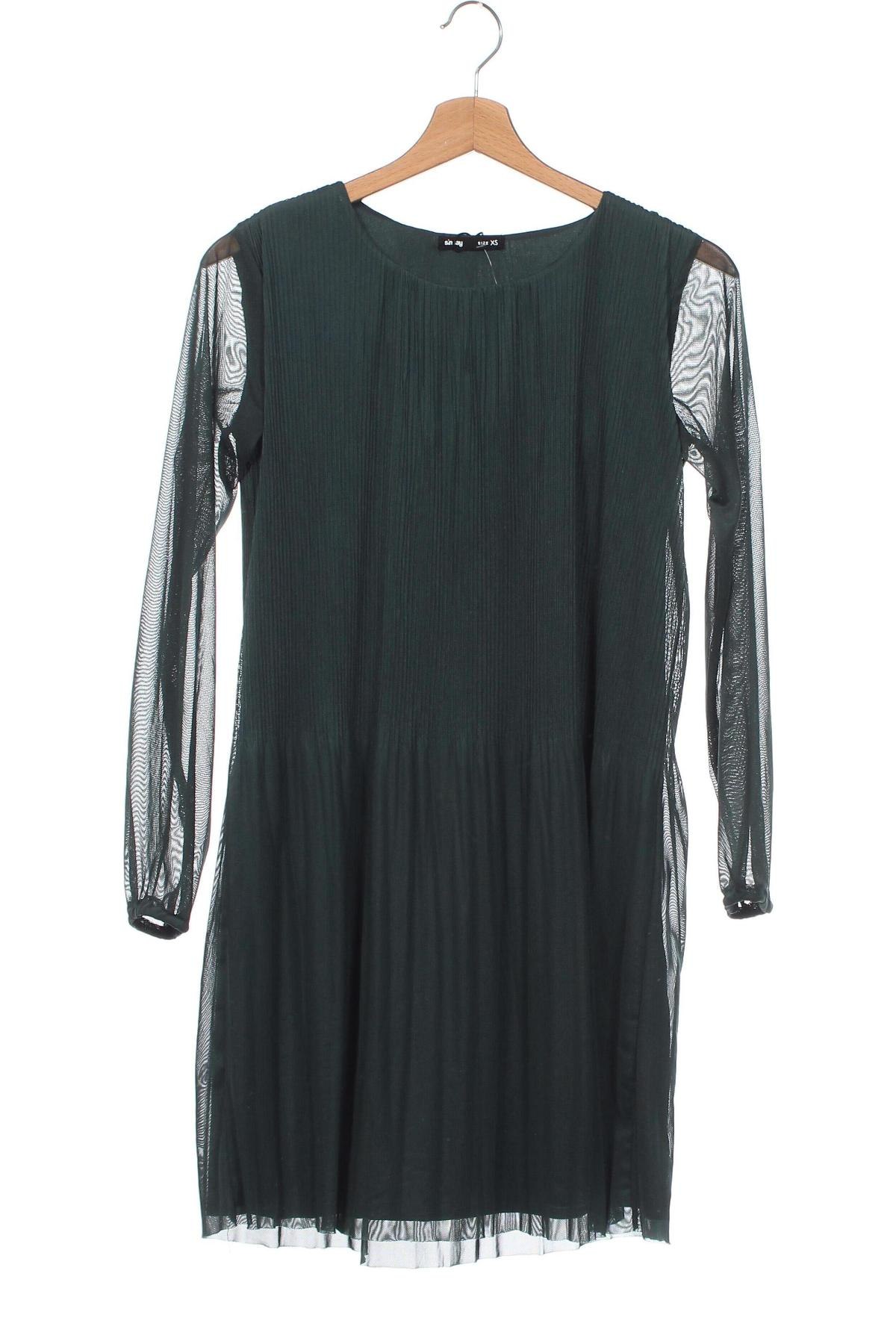 Kleid Sinsay, Größe XS, Farbe Grün, Preis 7,12 €