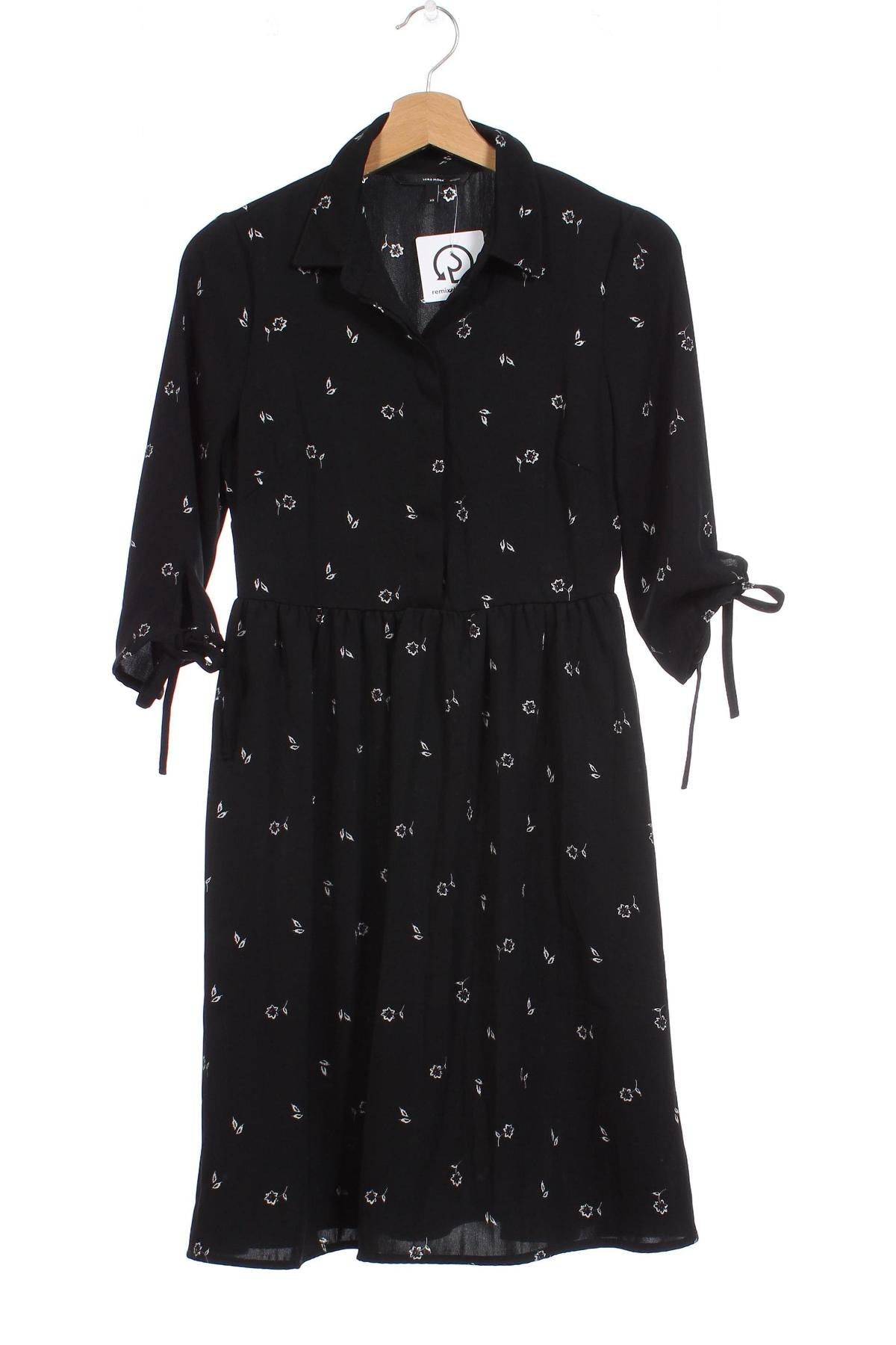 Šaty  Vero Moda, Veľkosť XS, Farba Čierna, Cena  6,89 €