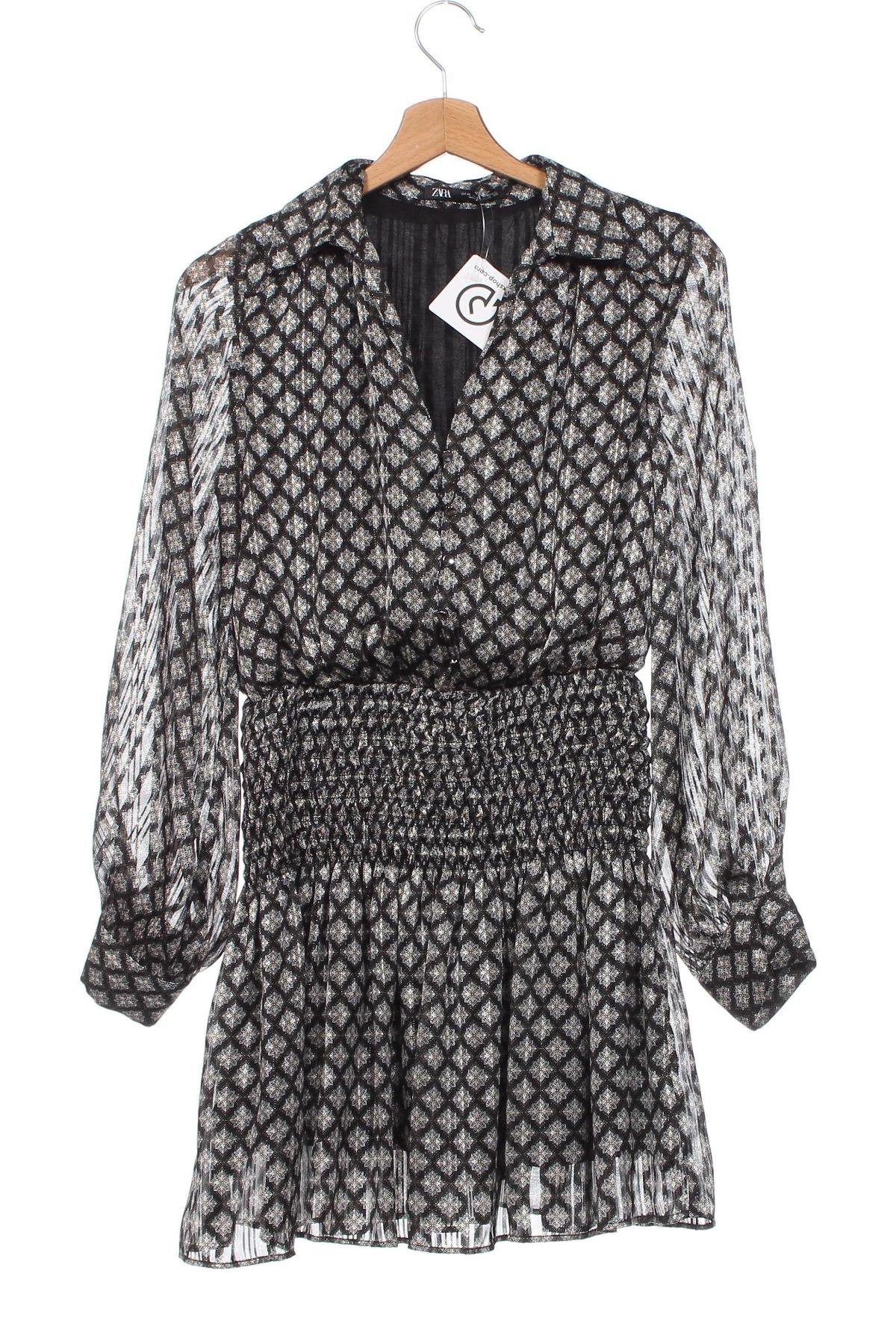 Kleid Zara, Größe XS, Farbe Mehrfarbig, Preis 6,72 €