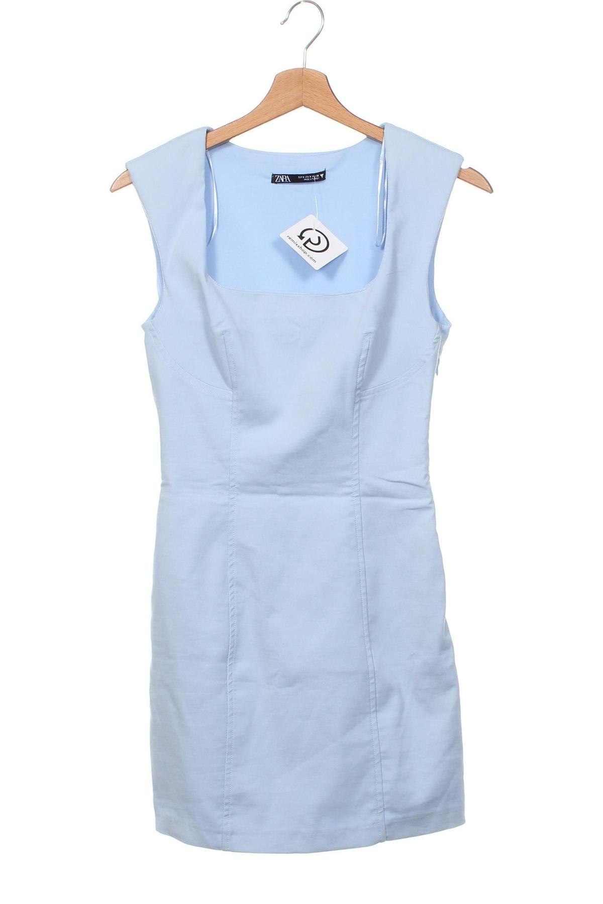 Šaty  Zara, Veľkosť S, Farba Modrá, Cena  13,81 €