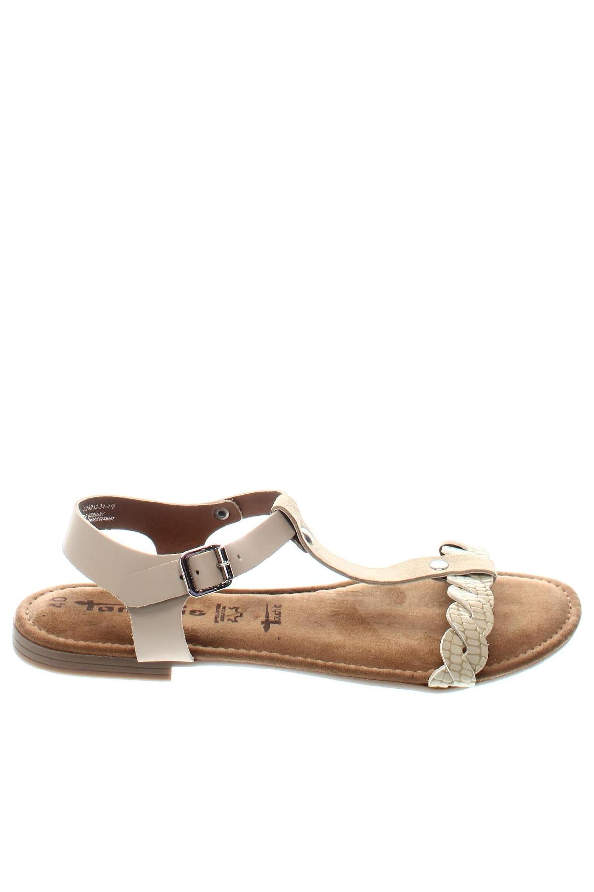 Sandalen Tamaris, Größe 40, Farbe Beige, Preis 63,92 €