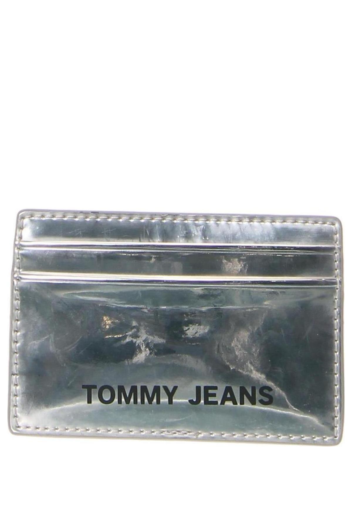 Πορτοφόλι επαγγελματικών καρτών Tommy Jeans, Χρώμα Ασημί, Τιμή 52,58 €