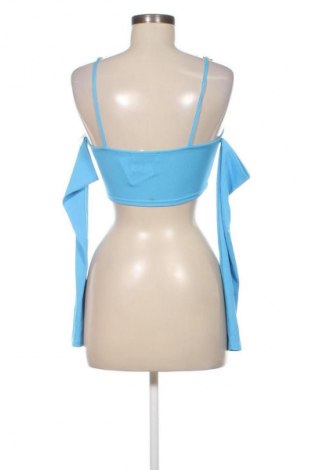 Bluză de femei Bershka, Mărime S, Culoare Albastru, Preț 64,99 Lei