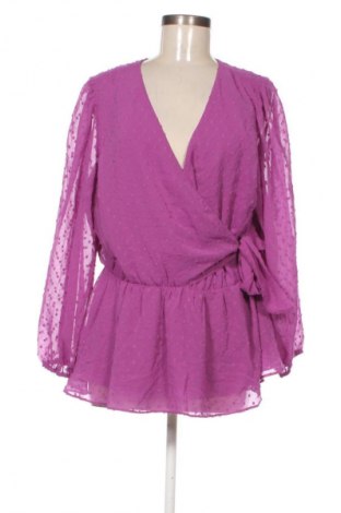 Bluzka damska City Chic, Rozmiar S, Kolor Fioletowy, Cena 62,99 zł