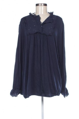 Bluză de femei Essentials by Tchibo, Mărime 3XL, Culoare Albastru, Preț 52,05 Lei