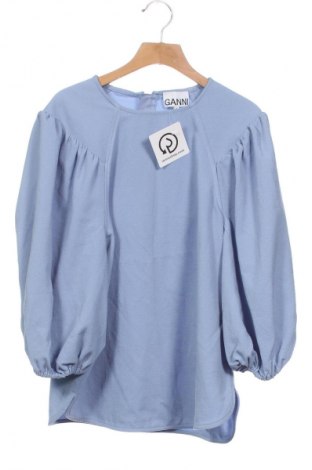 Damen Shirt Ganni, Größe XS, Farbe Blau, Preis € 113,22