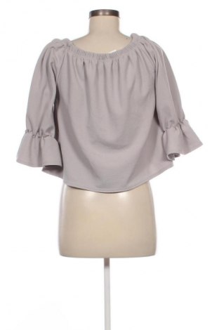 Bluzka damska Glamour Babe, Rozmiar M, Kolor Szary, Cena 62,99 zł