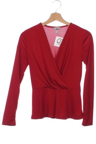 Bluză de femei H&M, Mărime XS, Culoare Roșu, Preț 64,99 Lei