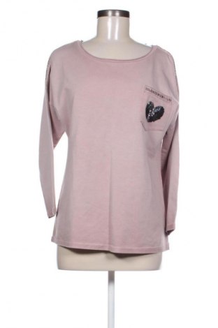 Damen Shirt Heimatliebe, Größe M, Farbe Aschrosa, Preis 10,00 €