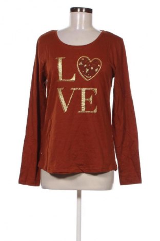 Damen Shirt Jean Pascale, Größe M, Farbe Braun, Preis 13,99 €