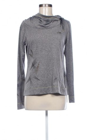 Damen Shirt Li-Ning, Größe M, Farbe Grau, Preis 7,99 €