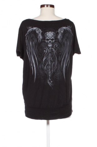 Damen Shirt Rock Rebel, Größe M, Farbe Schwarz, Preis 14,00 €