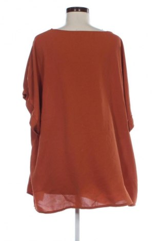 Дамска блуза SHEIN, Размер 4XL, Цвят Кафяв, Цена 13,99 лв.