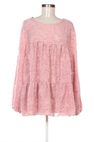 Дамска блуза SHEIN, Размер 3XL, Цвят Пепел от рози, Цена 19,99 лв.