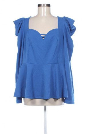 Bluză de femei SHEIN, Mărime 3XL, Culoare Albastru, Preț 53,63 Lei