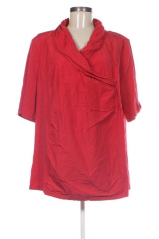 Γυναικεία μπλούζα Selection By Ulla Popken, Μέγεθος 3XL, Χρώμα Κόκκινο, Τιμή 21,99 €