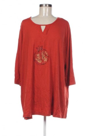 Női blúz Selection By Ulla Popken, Méret XXL, Szín Piros, Ár 7 339 Ft