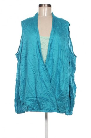 Bluzka damska Sheego, Rozmiar 4XL, Kolor Niebieski, Cena 95,99 zł