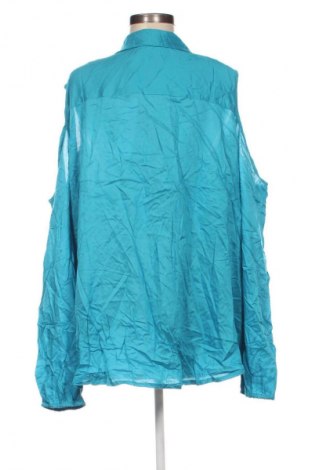 Bluzka damska Sheego, Rozmiar 4XL, Kolor Niebieski, Cena 95,99 zł