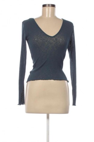 Дамска блуза Zara, Размер S, Цвят Зелен, Цена 27,99 лв.