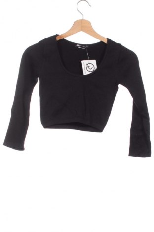 Дамска блуза Zara, Размер XS, Цвят Черен, Цена 27,99 лв.