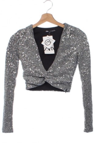 Damen Shirt Zara, Größe XS, Farbe Silber, Preis € 20,99