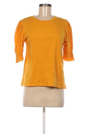 Дамска блуза Zara, Размер M, Цвят Жълт, Цена 13,99 лв.