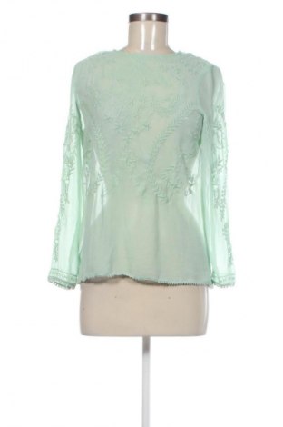 Bluzka damska Zara Trafaluc, Rozmiar L, Kolor Zielony, Cena 88,99 zł