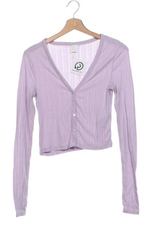 Damski kardigan H&M, Rozmiar XS, Kolor Fioletowy, Cena 68,00 zł