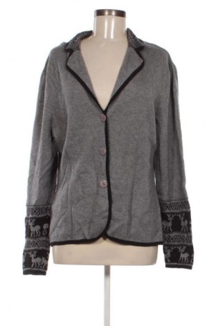 Damen Strickjacke Himmelblau by Lola Paltinger, Größe XL, Farbe Grau, Preis 10,99 €