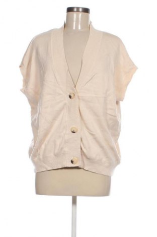 Damen Strickjacke Laura Torelli, Größe M, Farbe Ecru, Preis 20,99 €