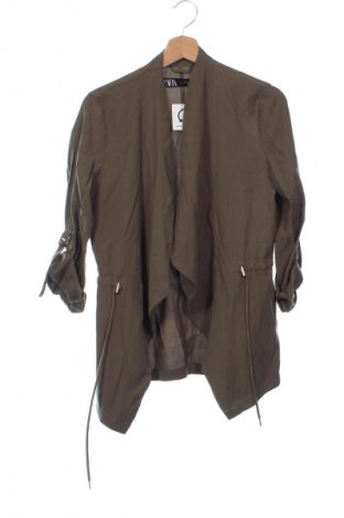Damski kardigan Zara, Rozmiar XS, Kolor Zielony, Cena 61,25 zł