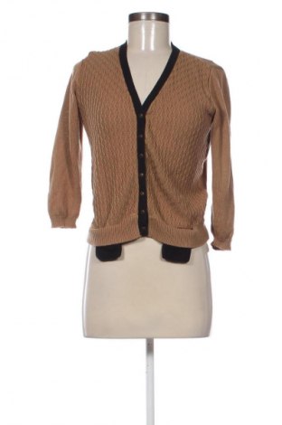Damski kardigan Zara Knitwear, Rozmiar S, Kolor Brązowy, Cena 63,62 zł