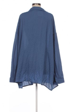 Γυναικείο πουκάμισο SHEIN, Μέγεθος 5XL, Χρώμα Μπλέ, Τιμή 12,99 €