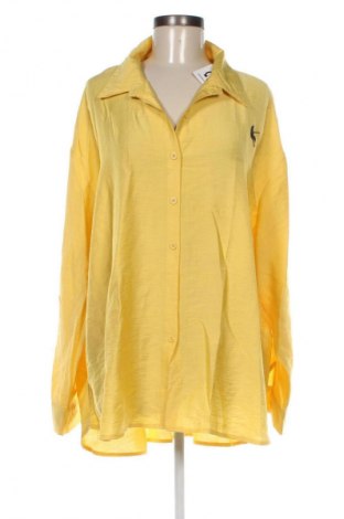 Damenbluse SHEIN, Größe 5XL, Farbe Gelb, Preis 13,00 €