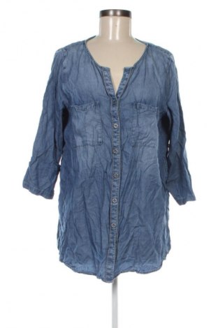 Damenbluse Samoon, Größe L, Farbe Blau, Preis 18,99 €