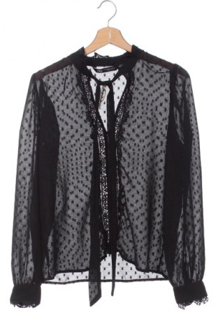 Damenbluse Zara, Größe XS, Farbe Schwarz, Preis 8,99 €
