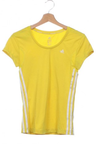Damen T-Shirt Adidas, Größe XS, Farbe Gelb, Preis 11,99 €