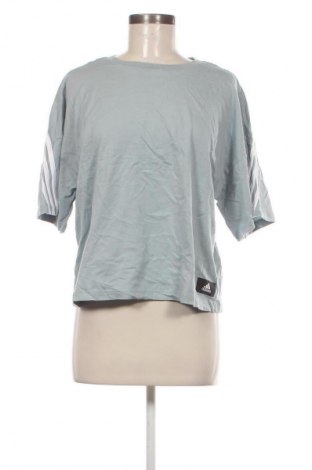 Γυναικείο t-shirt Adidas, Μέγεθος M, Χρώμα Πράσινο, Τιμή 17,99 €