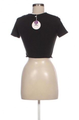 Γυναικείο t-shirt Ally, Μέγεθος S, Χρώμα Μαύρο, Τιμή 17,99 €