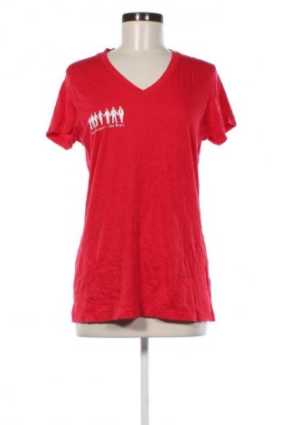 Γυναικείο t-shirt Bella+Canvas, Μέγεθος XXL, Χρώμα Κόκκινο, Τιμή 9,51 €