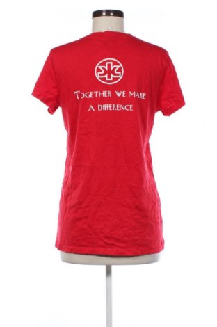 Γυναικείο t-shirt Bella+Canvas, Μέγεθος XXL, Χρώμα Κόκκινο, Τιμή 9,51 €