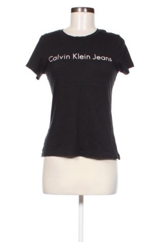 Damen T-Shirt Calvin Klein Jeans, Größe S, Farbe Schwarz, Preis € 17,39
