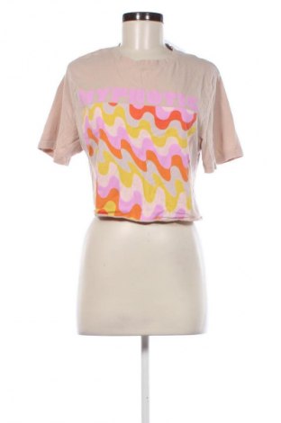 Damski T-shirt Cropp, Rozmiar M, Kolor Brązowy, Cena 25,99 zł