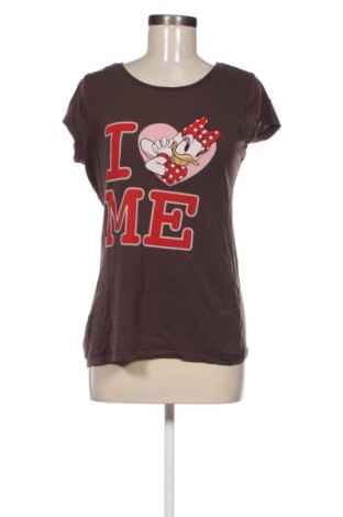 Damski T-shirt Disney, Rozmiar L, Kolor Brązowy, Cena 40,06 zł