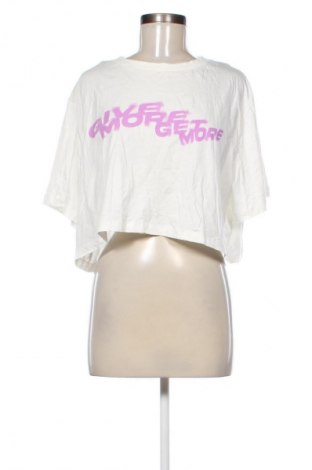 Damski T-shirt Domyos, Rozmiar XXL, Kolor Biały, Cena 40,06 zł