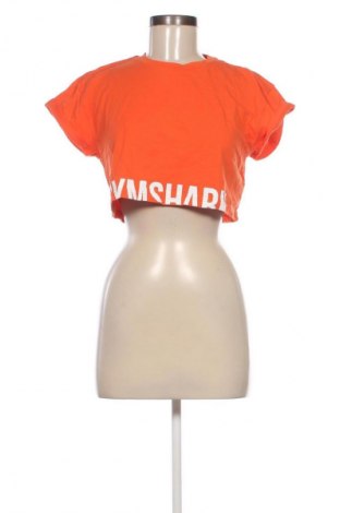 Damski T-shirt Gymshark, Rozmiar S, Kolor Pomarańczowy, Cena 40,45 zł
