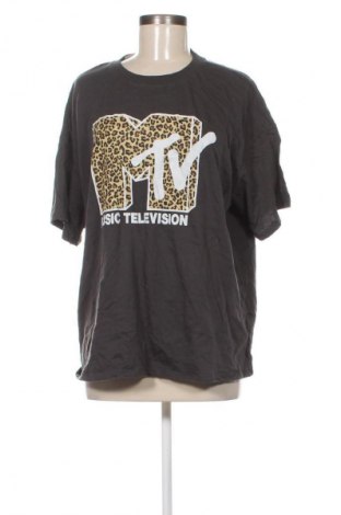 Damski T-shirt Mtv, Rozmiar XXL, Kolor Szary, Cena 91,99 zł